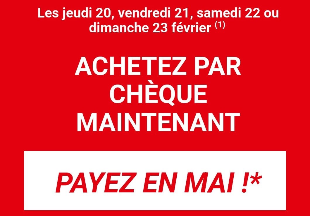 cheque differe